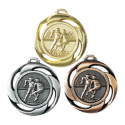 Nf09 1 Medaille "Football" Ø 40mm mit Band