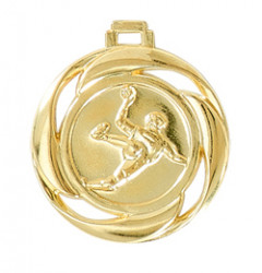 Medaille "Handball" Ø 40mm mit Band Gold
