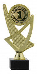 Gravur und Emblem L109 3er Serie Design Pokale in Rot-Silber 17-20 cm inkl 