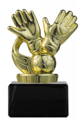 Fußballpokal "Handschuhe" PF04 gold