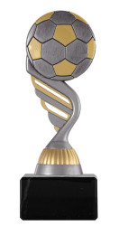Fußballpokal "Ball" PF227 altsilber/gold 