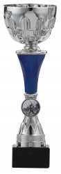 Pokale 6er Serie S159 silber-blau 24 cm