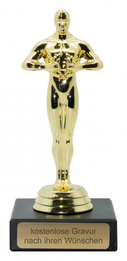Oscar Statue inkl Gravur "Beste Mama" oder "Bester Papa"  