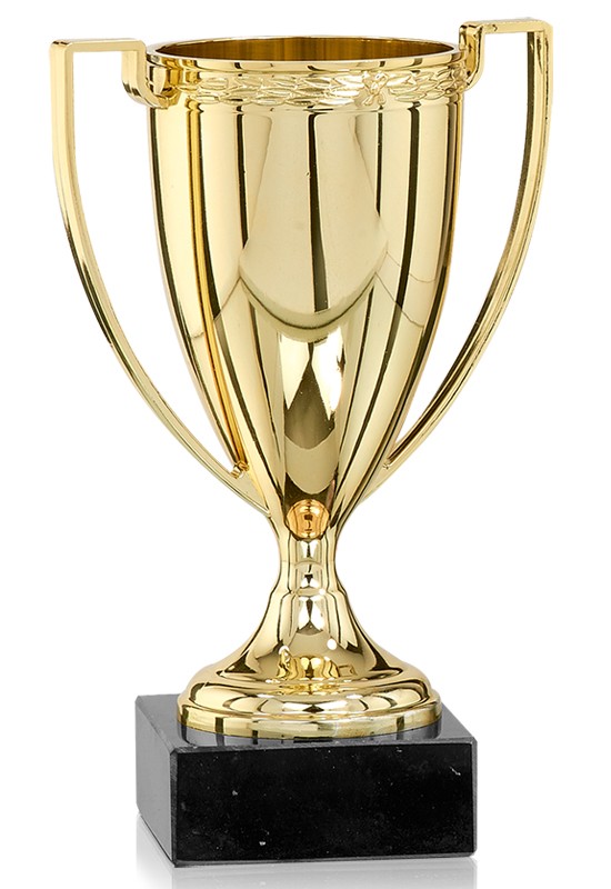 Einzelpokal oder 3er-Serie Fußball-Henkel-Pokal mit Wunschgravur 